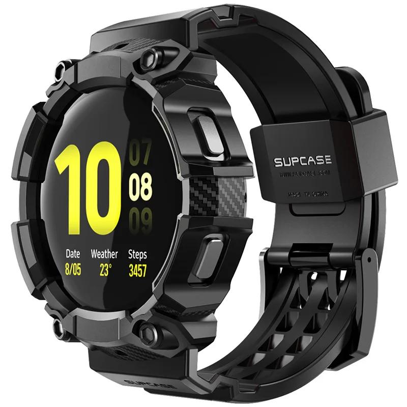 Pour Samsung Galaxy Watch 4 Case (44mm) SUPCASE UB Pro Housse de protection robuste avec bracelets d
