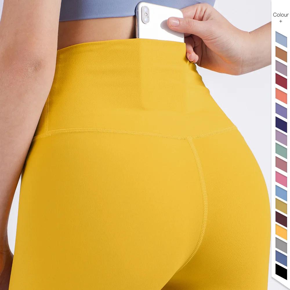 Leggings de yoga pour femmes, pantalon de sport, athlétique, serré, doux, taille haute, jogging, ent
