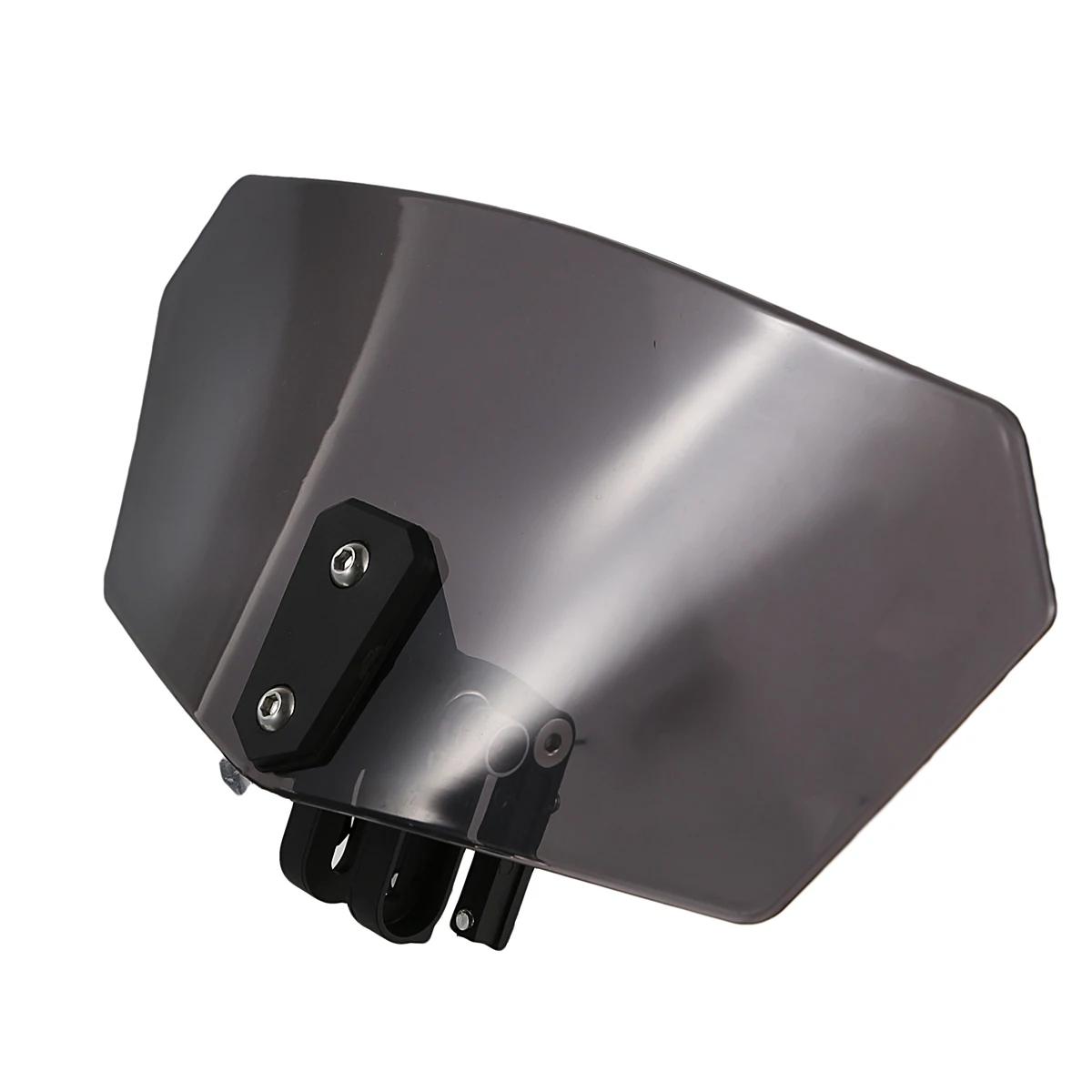1X pare-brise de fumée de moto universel déflecteur de vent pare-brise pour Triumph Yamaha Suzuki Ho