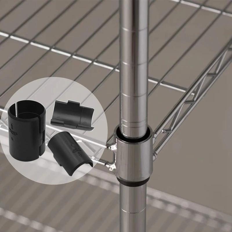 Clips de verrouillage d'étagère à fil pour remplacement de manchons Post-étagère de 1 pouce, 74 paqu