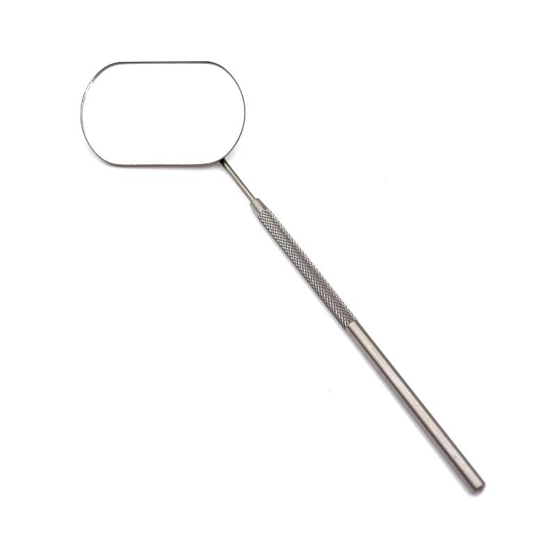 Miroir ovale multi-couleurs en acier inoxydable, contrôle multifonction, Extension de cils, maquilla