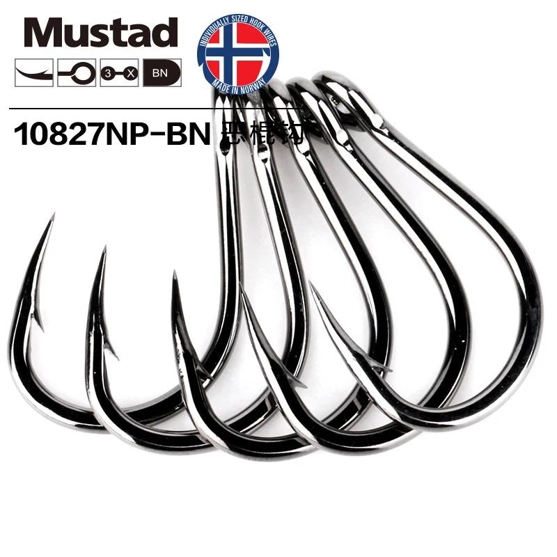 Mustad Norvège Origine Hameçon de pêche en mer Super Puissance Hameçons circulaires de grande taille
