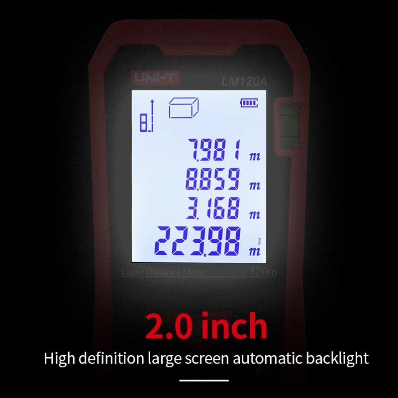 Télémètre Laser UNI-T LM50A LM70A LM100A LM120A télémètre Laser télémètre numérique ruban à mesurer