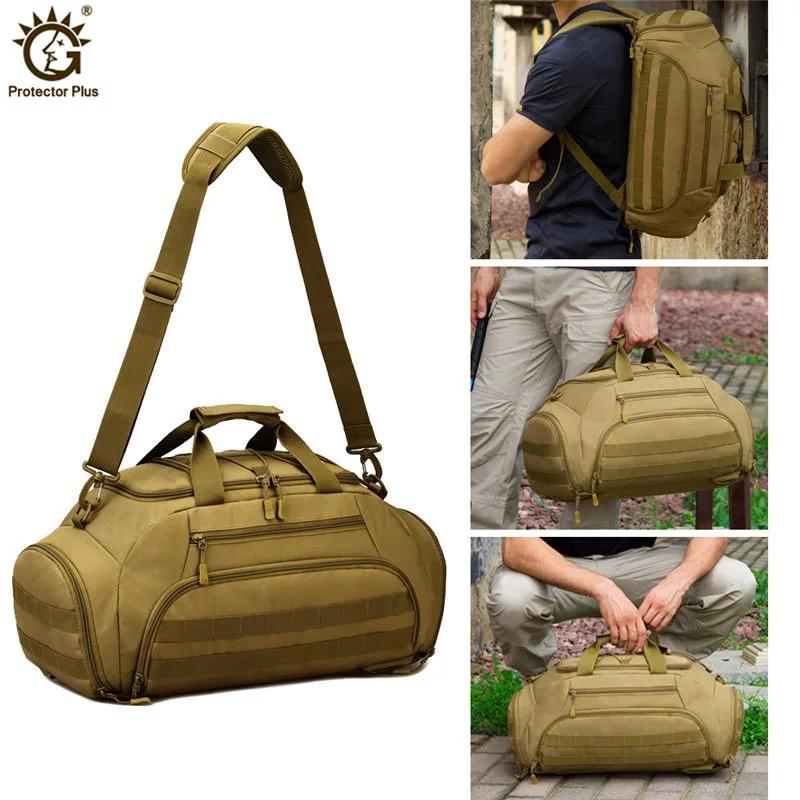 Sacs de voyage vintage pour hommes, sac à dos de grande capacité, sac à main à bagages multifonction
