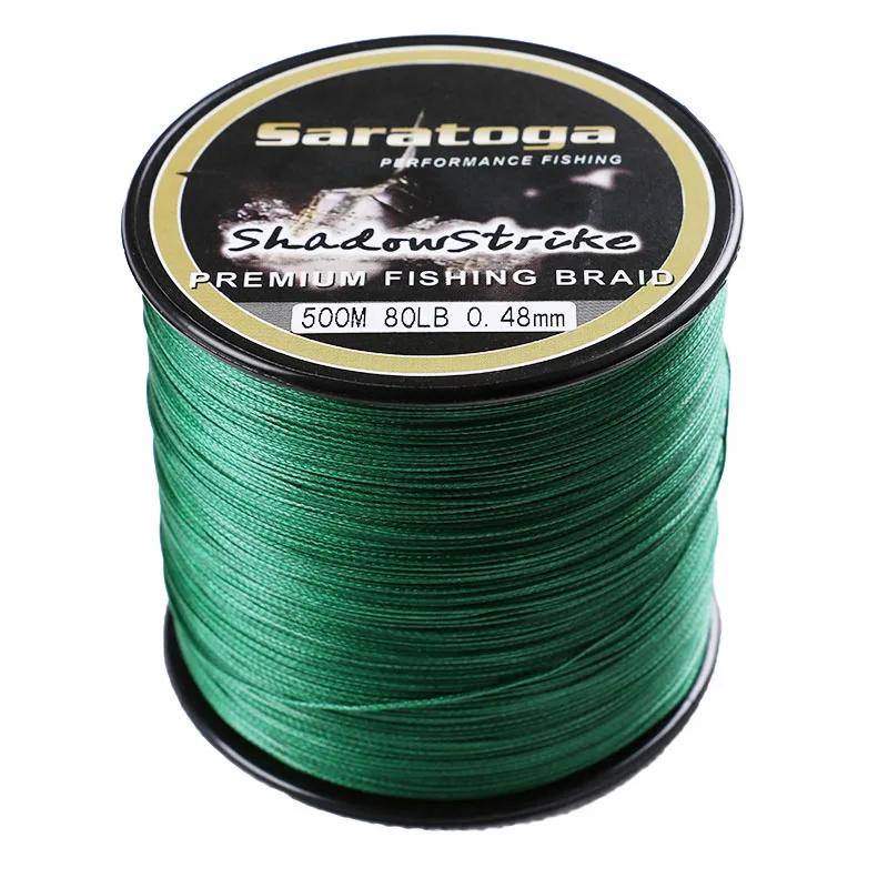 DORISEA Top qualité Saratoga 8 brins 500M ligne de pêche tressée fil de pêche Multifiament