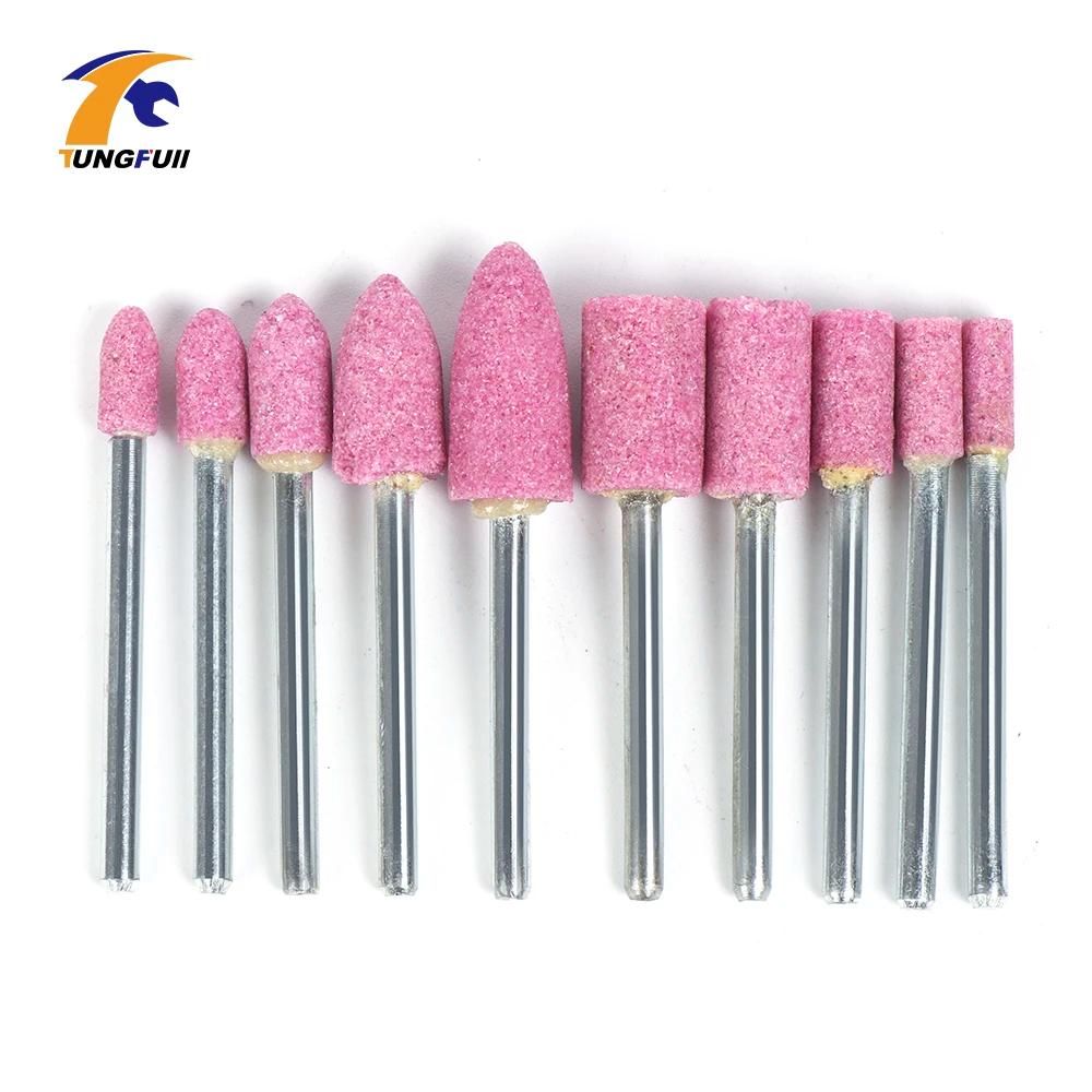 100 pièces/ensemble perceuse tête de meulage outil assortiment de pointe montée en céramique pour Dr