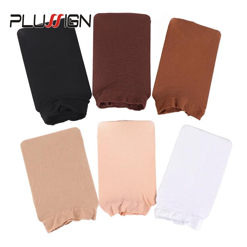 Bonnet de perruque en maille pour perruques exécutives, filet à cheveux pour tissage, noir et marron