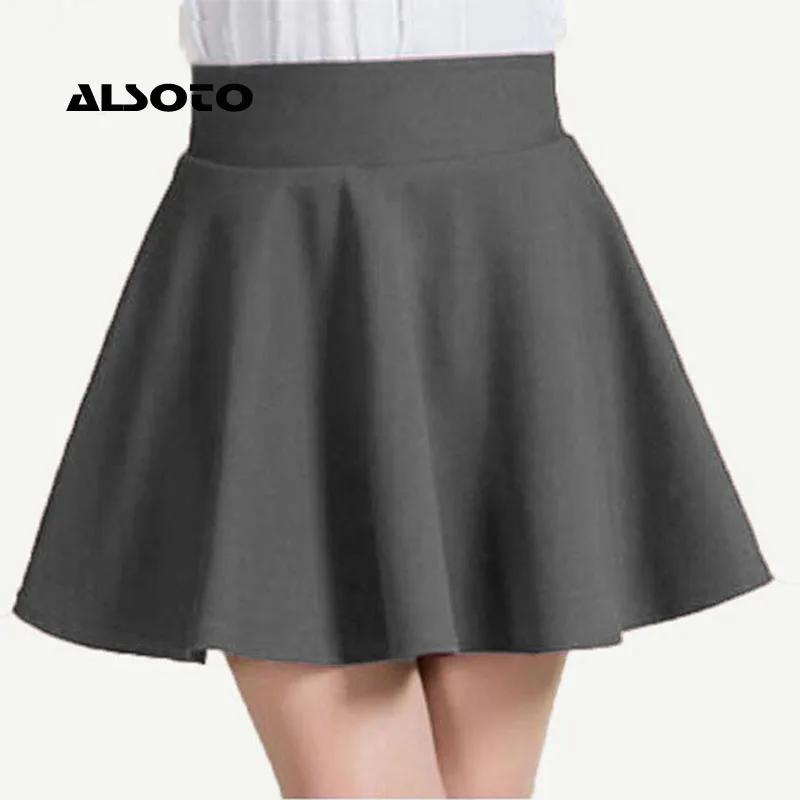 ALSOTO 2024 hiver et été Style marque femmes jupe élastique Faldas dames jupe Midi Sexy fille Mini j