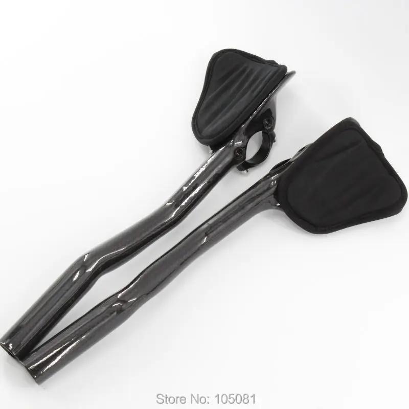 Guidon de vélo de route en fibre de carbone, triduvet contre la montre, 3K UD 12K, guidon de repos d