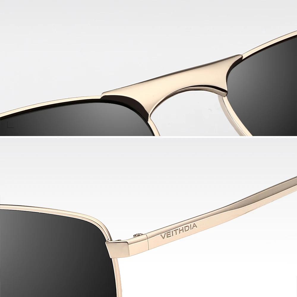 VEITHDIA marque hommes Vintage sport lunettes de soleil polarisées UV400 lentille lunettes accessoir