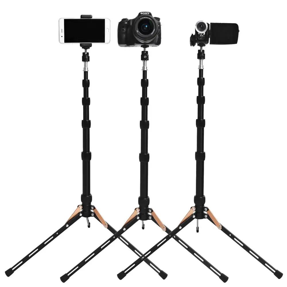 FOSOTO-Trépied lumineux portable FT-140, support pour appareil photo, téléphone, flash d'éclairage p