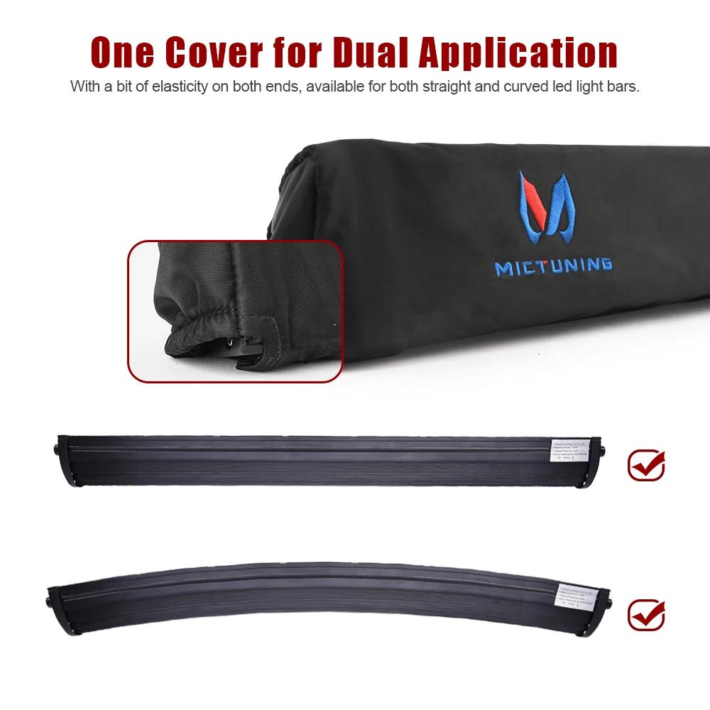 MICTUNING – housse de protection universelle en Nylon pour automobile, 22, 32, 42, 52 pouces, barre 