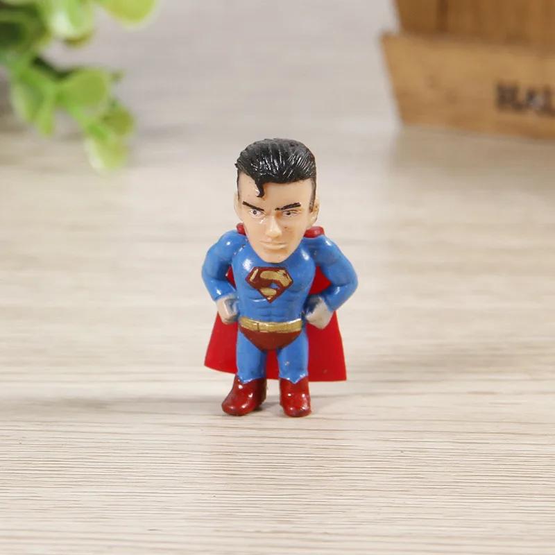 12 pièces/ensemble nouveau Q Avengers Mini figurines Hulk Thor Spider Man figurine jouets super-héro