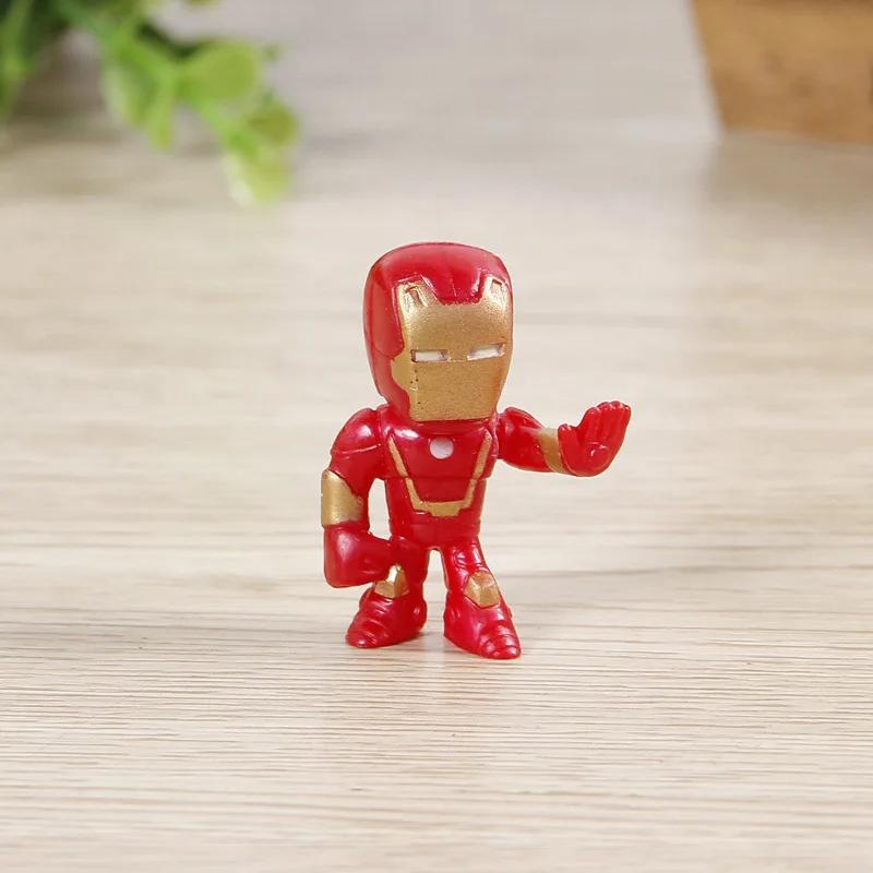 12 pièces/ensemble nouveau Q Avengers Mini figurines Hulk Thor Spider Man figurine jouets super-héro