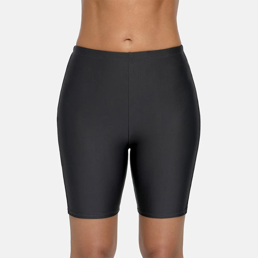 Anfilia femmes Capris maillot de bain dames bas de Bikini maillots de sport slips mince Tankini mail