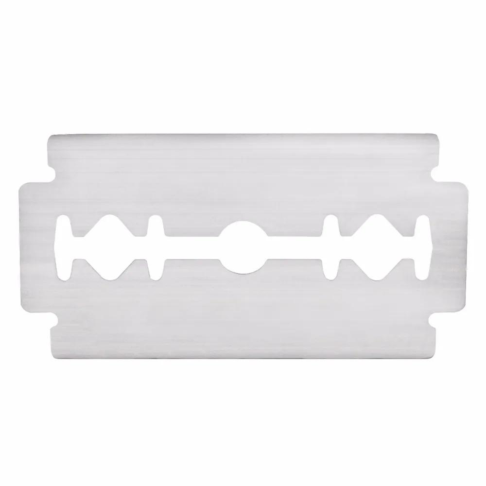 Qshave IT Lame de rasoir de sécurité Lame de rasoir droite en titane Lame de rasoir de sécurité clas