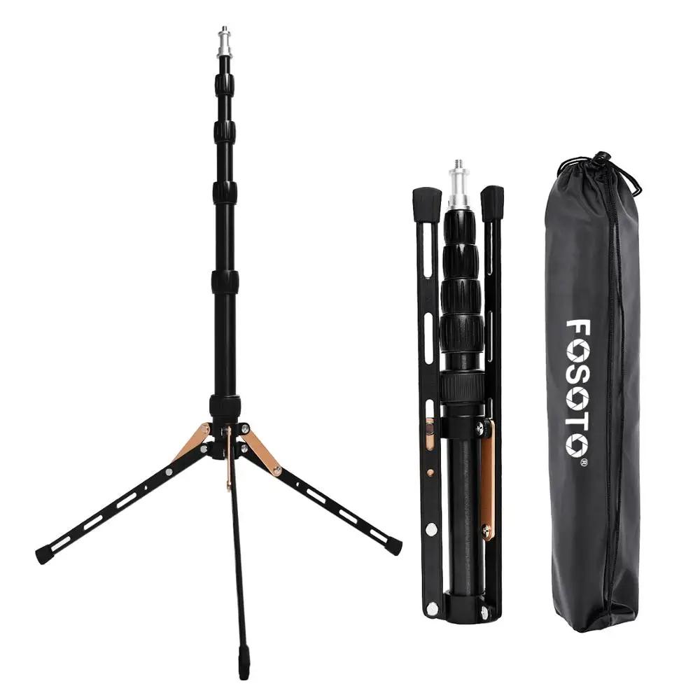 FOSOTO-Trépied lumineux portable FT-140, support pour appareil photo, téléphone, flash d'éclairage p