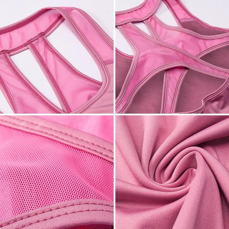 2023 dessus de Yoga gilet pour femmes haut de Sport Fitness chemise de Sport hauts de Yoga femme t-s
