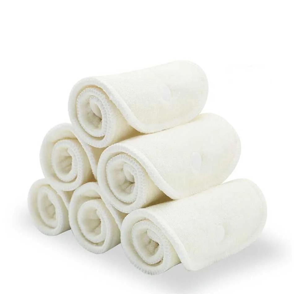 Mod yFlute-Inserts en Fibre Éponge de Bambou, Lavables et Réutilisables, avec Couvre-Couche pour Nou