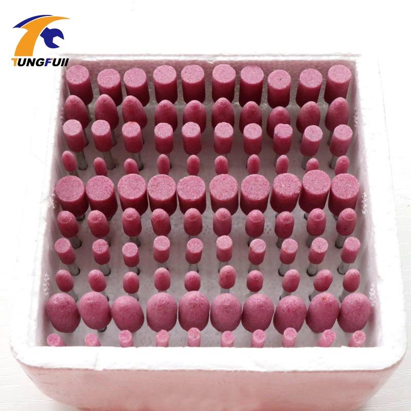 100 pièces/ensemble perceuse tête de meulage outil assortiment de pointe montée en céramique pour Dr
