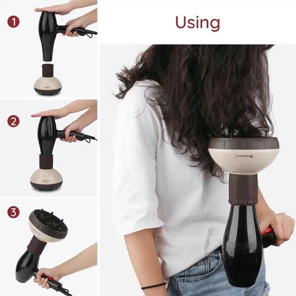 Segbeauty-Couverture de diffuseur de cheveux pour salon de coiffure, bouclés, soins des cheveux, sou