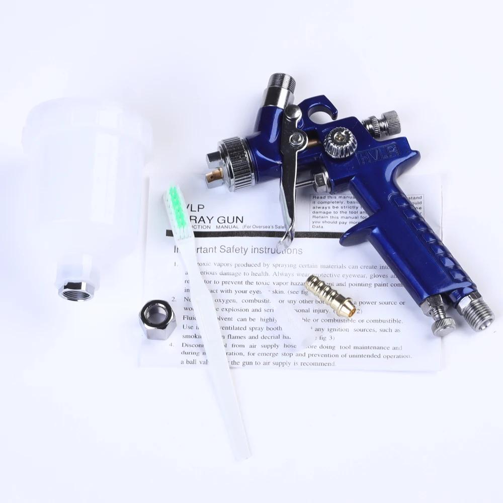 WENXING 0.8mm / 1.0mm buse H-2000 professionnel HVLP Mini pistolet à peinture aérographe pour peintu