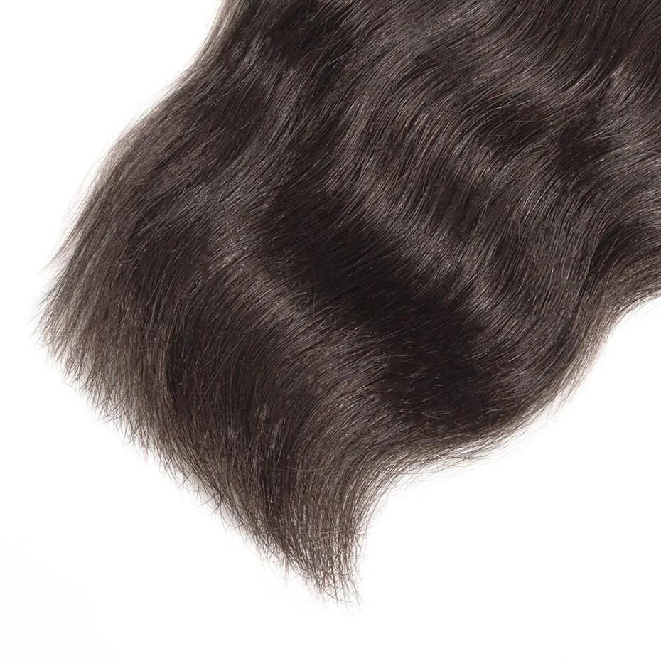 Bundles de cheveux vierges indiens bruts, faisceaux de tissage de cheveux humains raides, extension