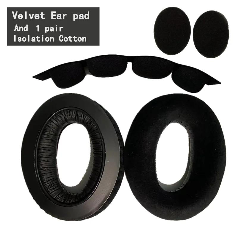 Coussinets d'oreille de remplacement en velours pour SENNHEISER HD650 HD600 HD580 HD660 S HD565 HD54
