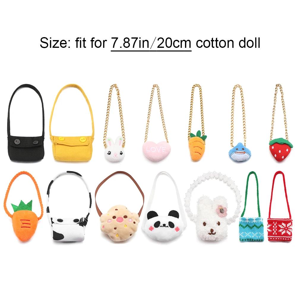 Sacs à beurre en peluche d'animaux de dessin animé, sac l'inventaire, sac à main pour vêtements, acc