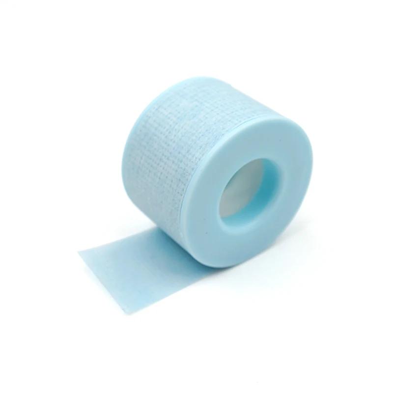 Bande de cils en Gel de Silicone Micropore Non tissé, respirante, résistante aux sensibles, bleue, s