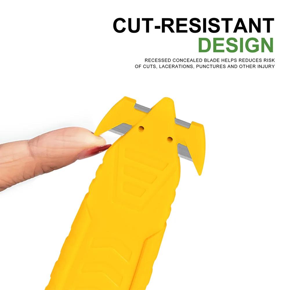 T TOVIA – ouvre-boîte de sécurité, couteau utilitaire de sécurité pour boîte de découpe, paquet de c