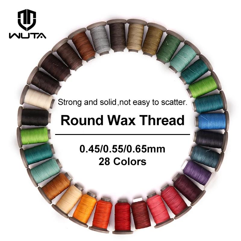 WUTA 70-120m fil ciré rond cordon de réparation chaîne Polyester ligne de couture à la main pour Bra
