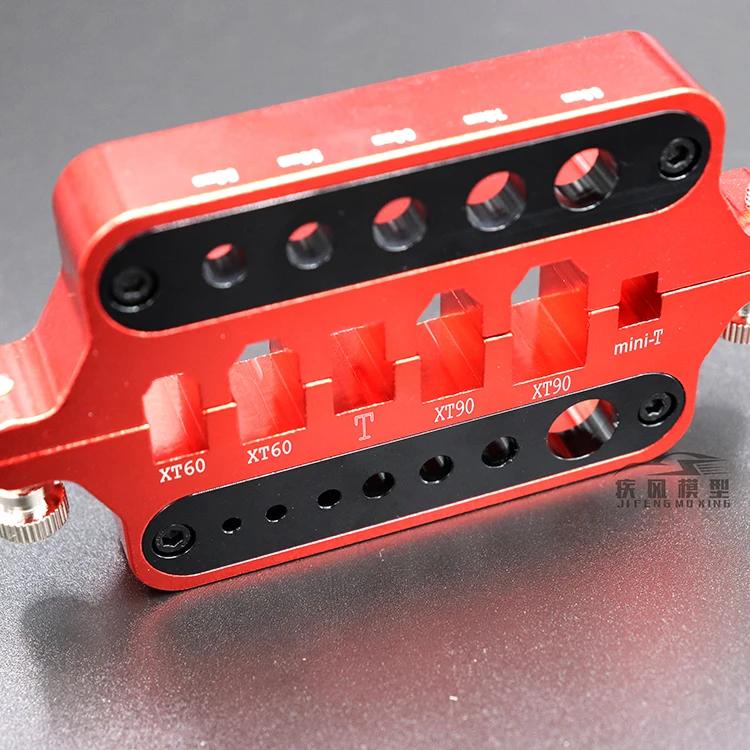 Mini porte-outil de soudage rouge en métal RC, modèle de drone de voiture, outil de soudage marin, c
