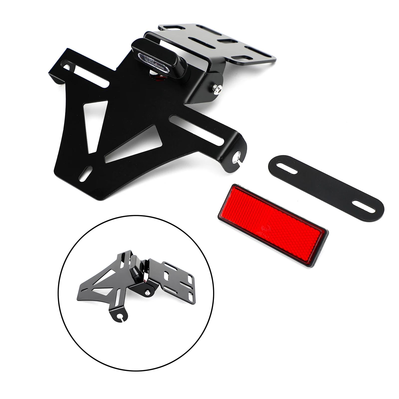 Cadre de plaque d'immatriculation universel pour moto, planificateur d'angle réglable, support de su