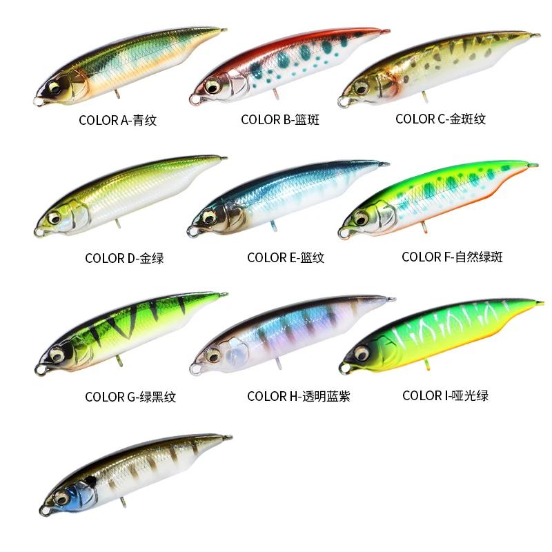 1 pièces leurre de pêche 59mm 5.5g 80mm 11g eau coulante Mini crayon méné leurre dur artificiel peti