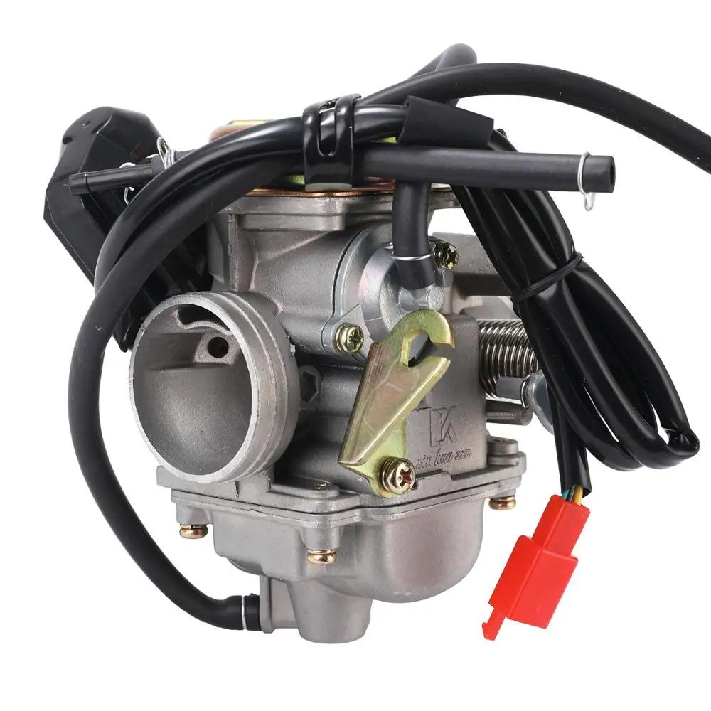 Accessoires de carburateur de moto GY6 125cc 150cc, système de carburant PD24J, carburateur ATV Kart