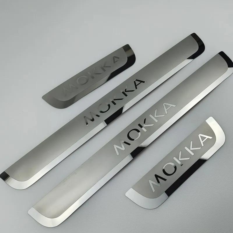 Plaque de seuil de porte pour Opel Mokka SachMokka X 2012-2020, protection de seuil, autocollant de 