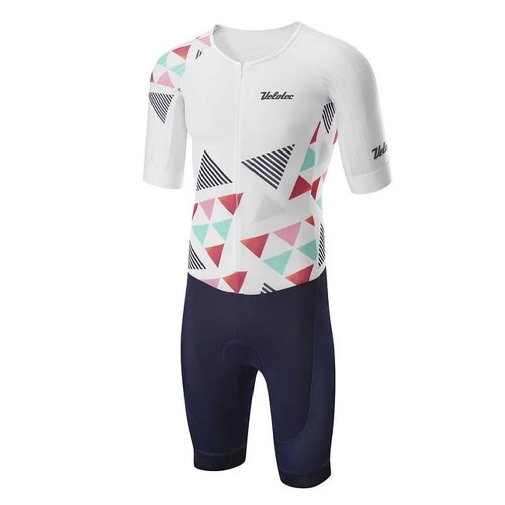 Velotec – combinaison de cyclisme à manches courtes pour homme, tenue de sport en plein air, Triathl