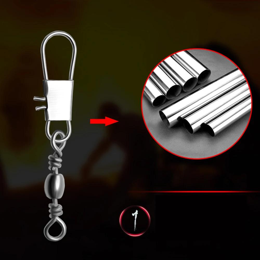 100 pièces 4-12 #   Interlock Snap Pin roulement à billes pivotant roulement anneaux solides connect
