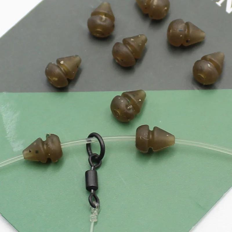 Accessoires de pêche à la carpe, 30 pièces, perles Heli Chod pour plates-formes d'hélicoptère, matér