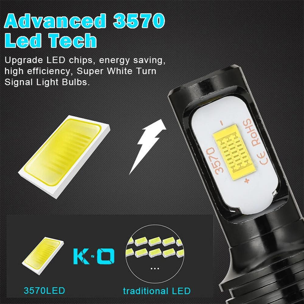 Phare LED Canbus Turbo pour Voiture, Phare Antibrouillard pour Sauna, Puce CSP, H7, 20000LM, 4300K, 