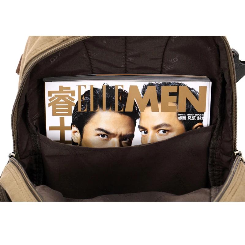 Sac à dos vintage en toile pour hommes, sac d'école, sacs de voyage pour hommes, sac à dos de voyage