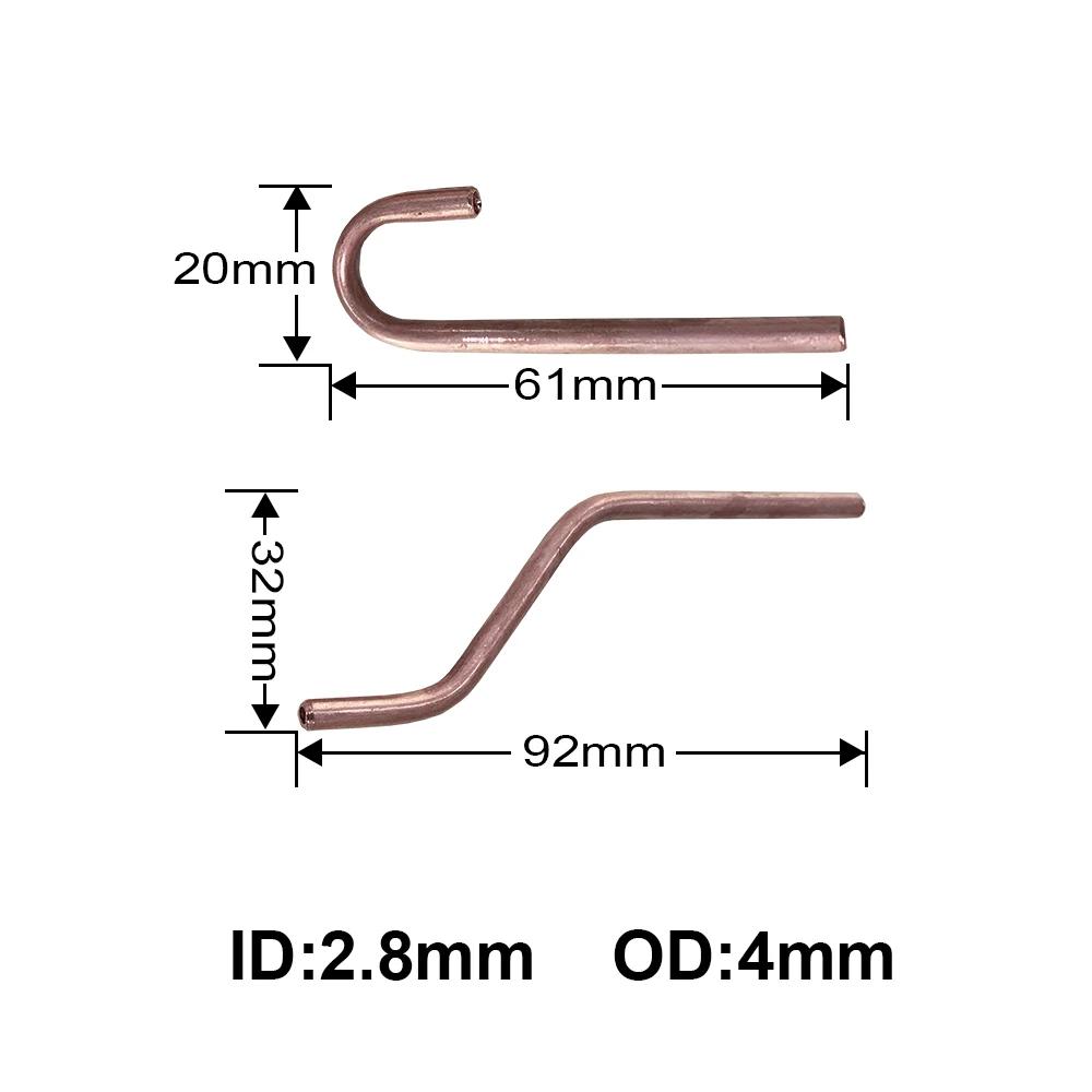 Connecteurs de tuyaux d'huile hydraulique entièrement en cuivre RC, pour pelle métallique 1:14 RC, a