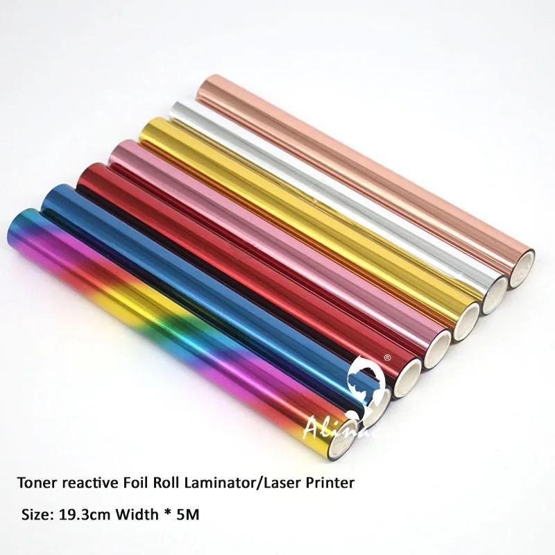 Film de feuille réactive de Toner de 5M (longueur) X 19CM (largeur), emballage de Tube en PVC, peut 