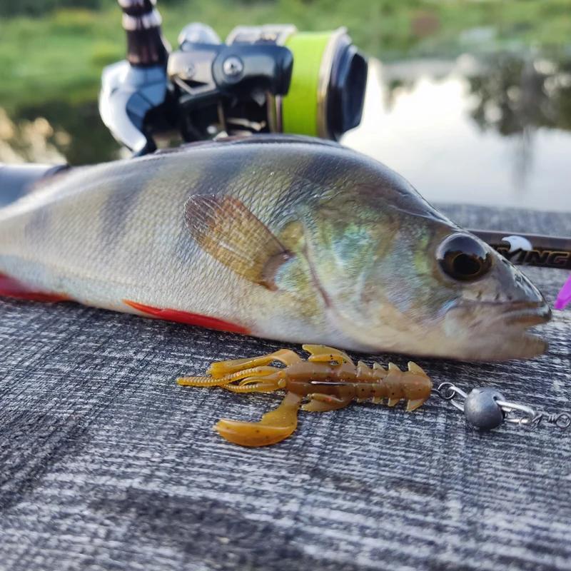 Supercontinent CRAZY 65mm/40mm homard leurre souple leurres de pêche attrayant crevette odeur sel Wo