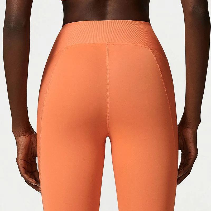 Pantalons de Yoga pour femmes, sensation nue, Leggings taille haute en Nylon extensible, collants Se