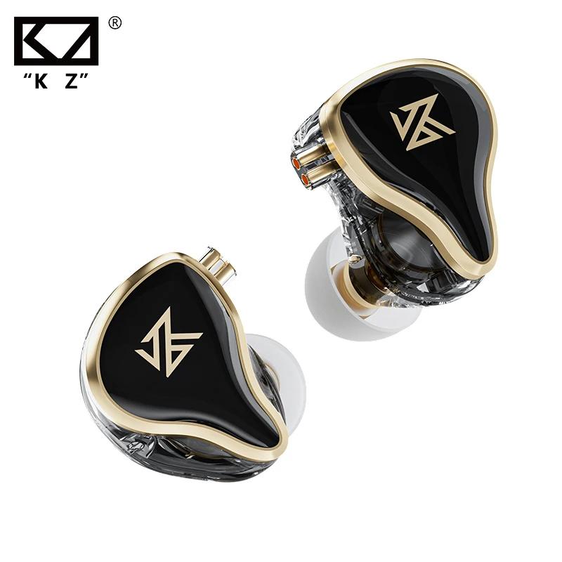 KZ ZAS-Écouteurs filaires à technologie hybride, intra-auriculaires, HIFI, réduction du bruit, bouch