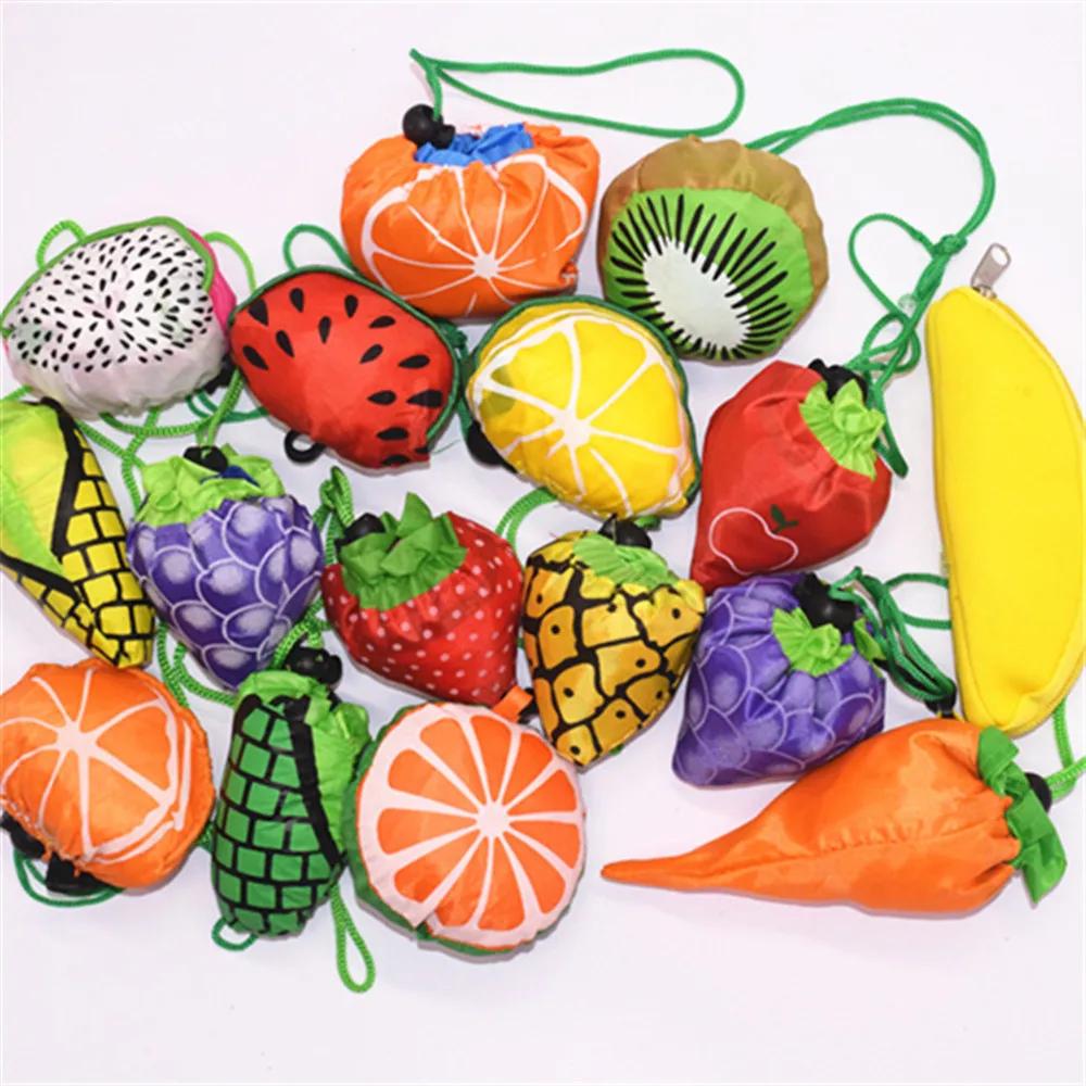 Sac de courses pliable en forme de fruit, sacs à main portables de grande capacité pour femmes, four
