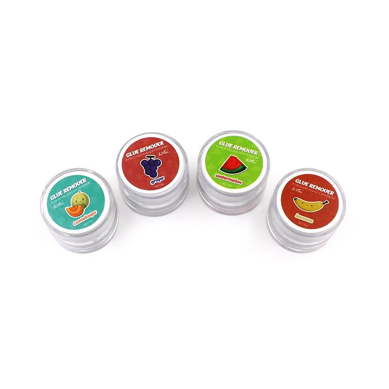 Dissolvant de colle pour cils, odeur parfumée, crème d'élimination de saveur de fruit, professionnel