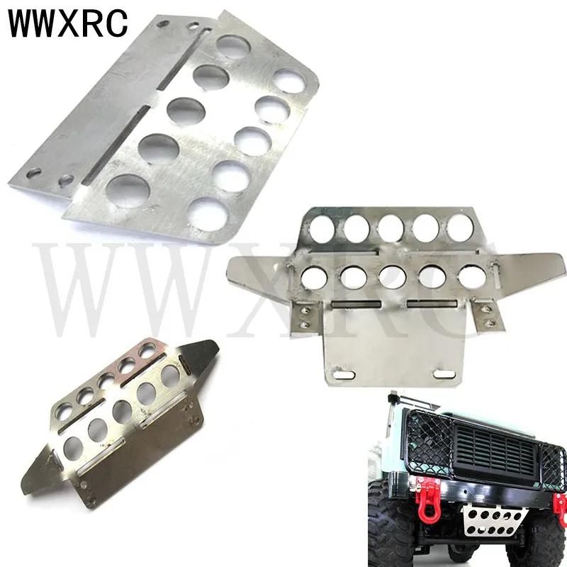 Pièces de rechange pour voiture RC modèle MN 1:12 D90 D91 99S, mise à niveau, armure avant en métal,